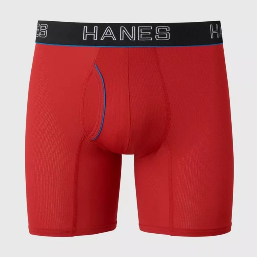 NWT 3-PK Hanes Flex Fit Boxer Briefs S